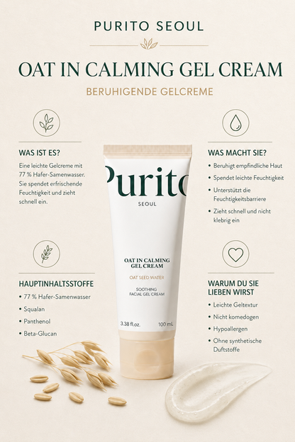 PURITO SEOUL Oat-in Calming Gel Cream