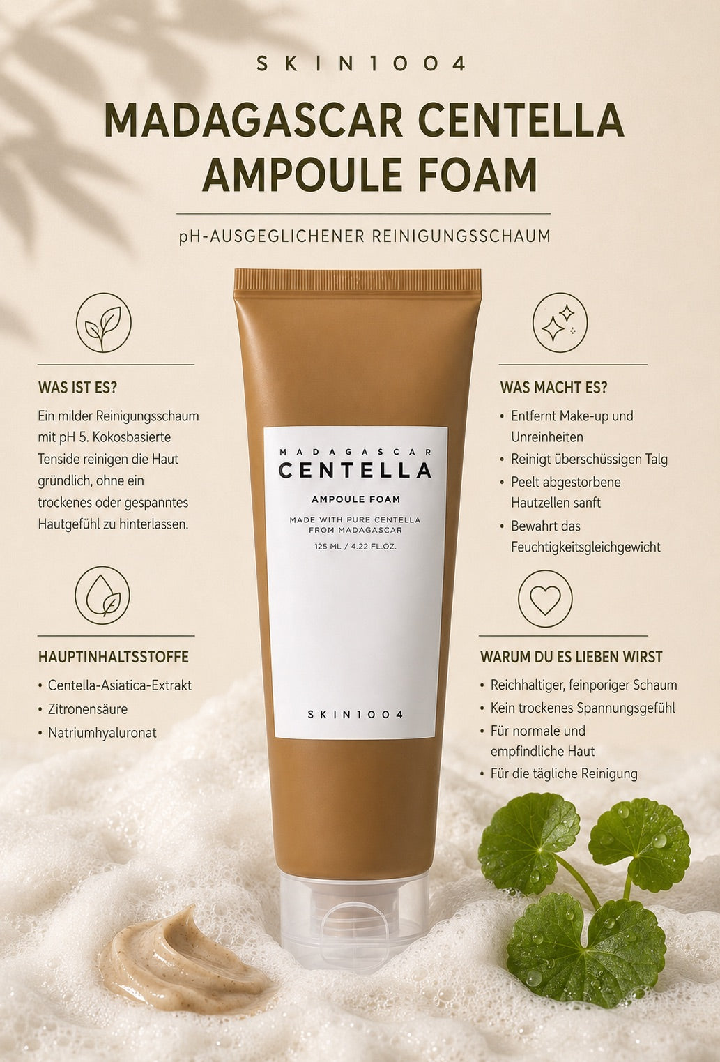 SKIN1004 Madagascar Centella Ampoule Foam